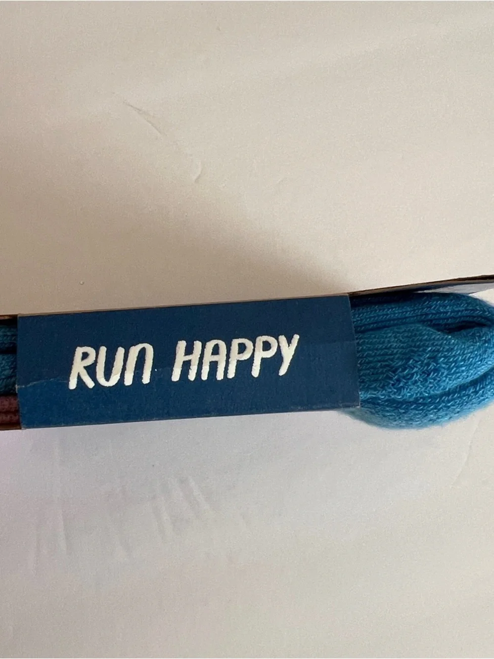 Brooks Crew Athletic Socks in Pink and Blue